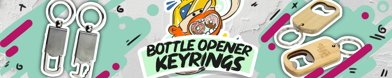 Bottle Opener Keyrings PROMO PUNKS™
