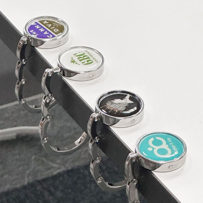 Metal Bag Hanger Keyring - Custom Promotional Product