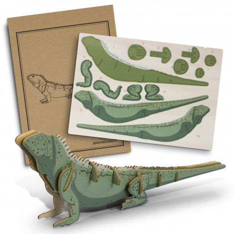 Tuatara 3D Wooden Model Puzzle - Custom Promotional Product