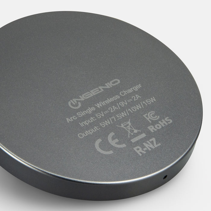 INGENIO Arc Single Wireless Charger - Custom Promotional Product