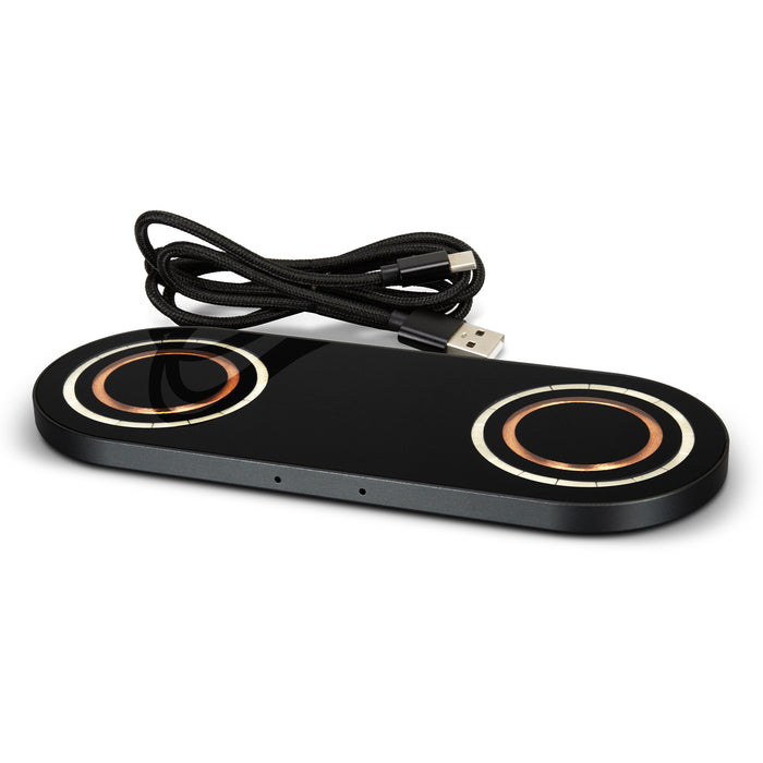 INGENIO Arc Dual Wireless Charger - Custom Promotional Product