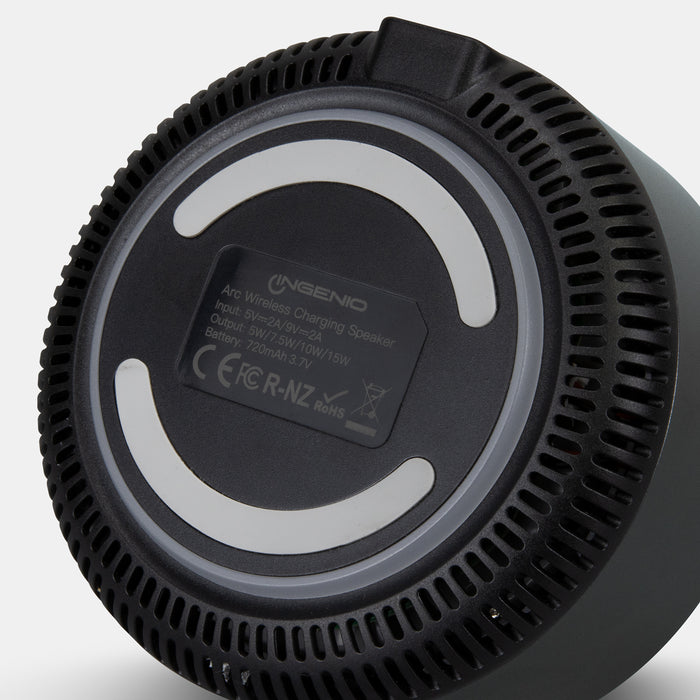 INGENIO Arc Wireless Charging Speaker - Custom Promotional Product