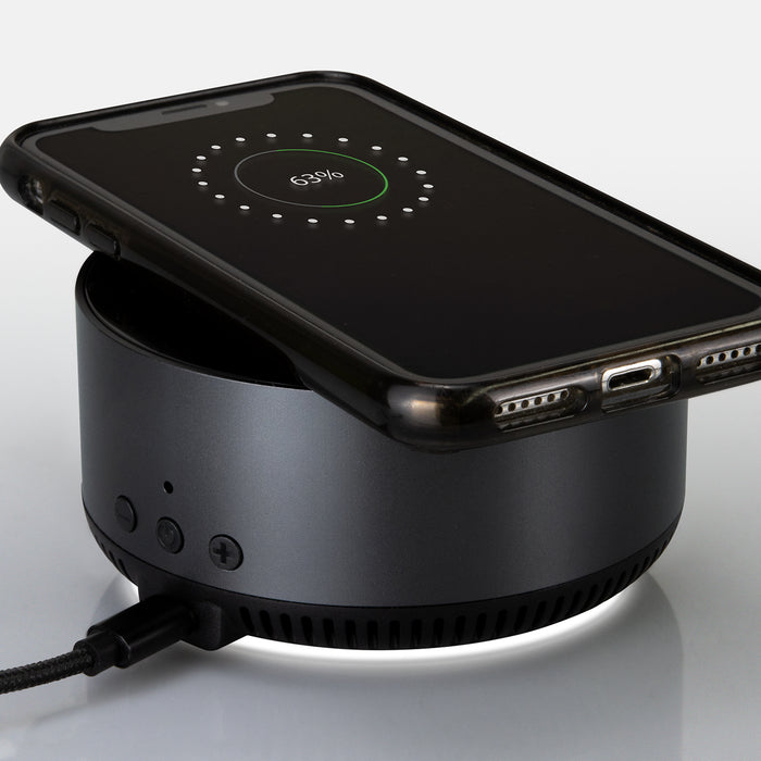 INGENIO Arc Wireless Charging Speaker - Custom Promotional Product