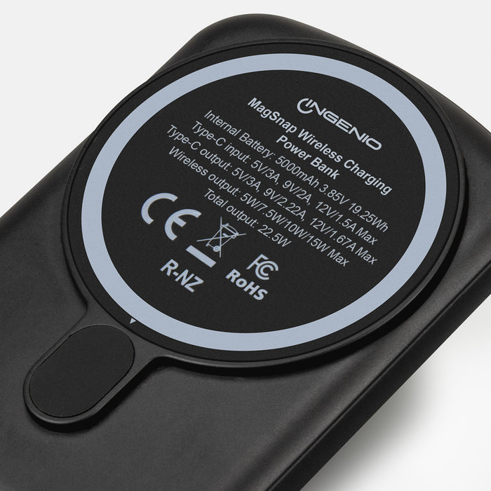 INGENIO MagSnap Wireless Charging Power Bank - Custom Promotional Product