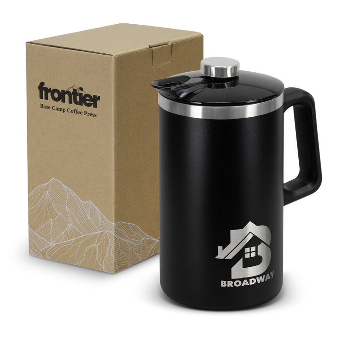 Frontier Base Camp Coffee Press - Custom Promotional Product