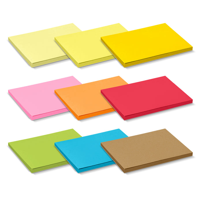Coloured Sticky Pad 100 x 75mm - 50 Sheets - Custom Promotional Product