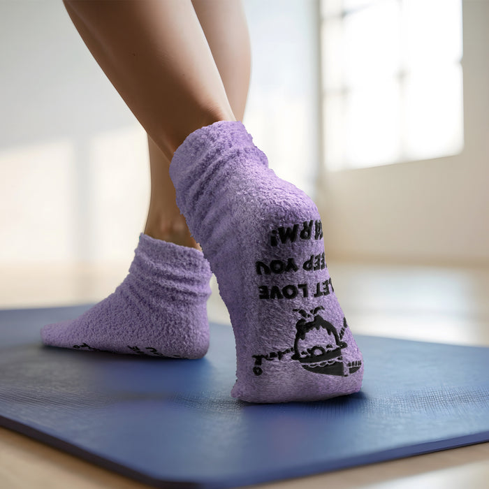 Fluffy Grip Socks - Custom Promotional Product