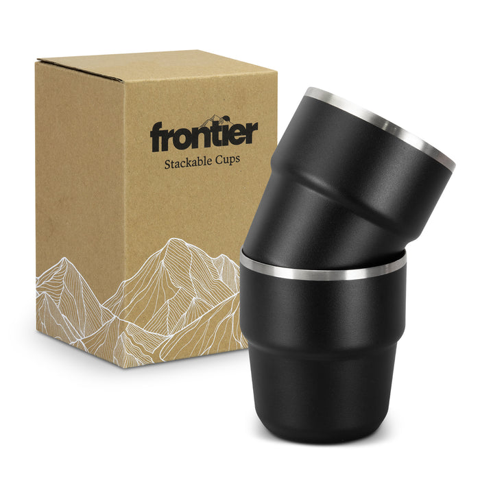 Frontier Stackable Cups - Set of 2 - Custom Promotional Product