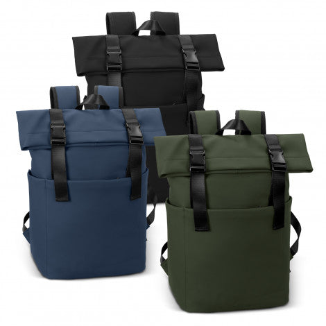 ARCHER Soft-Touch Flap Backpack - Custom Promotional Product