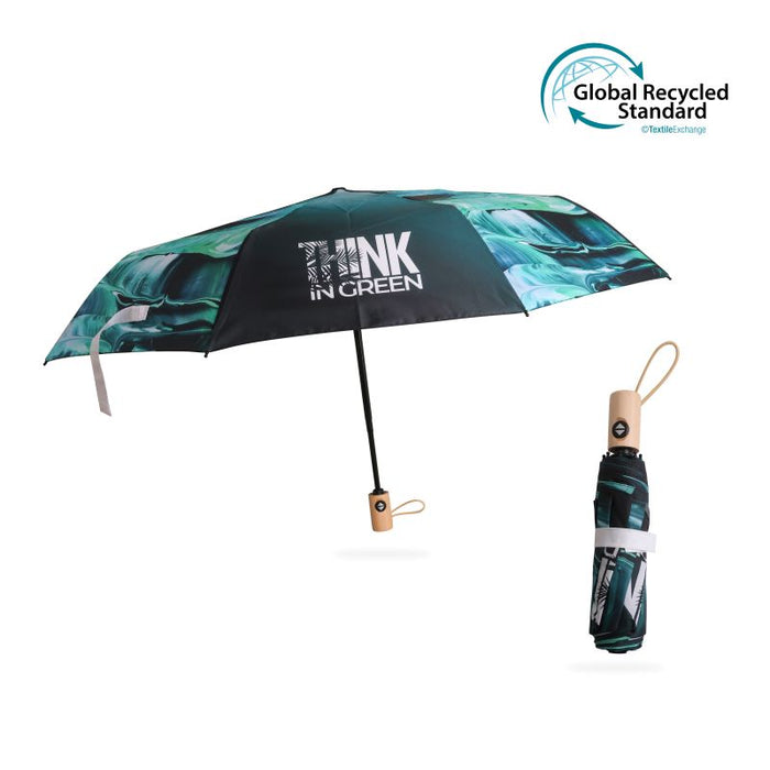Triple folding RPET Umbrellas - Custom Promotional Product