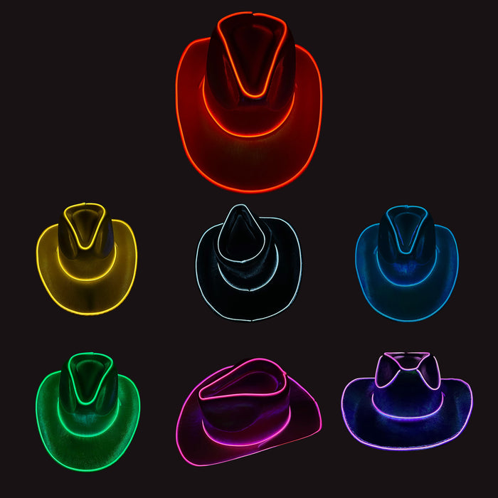 Light Up Cowboy Hats - Custom Promotional Product