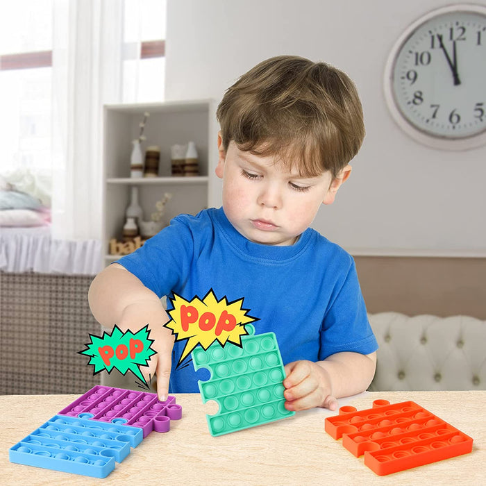 Puzzle Shape Pop It Fidget Toy - Custom Promotional Product