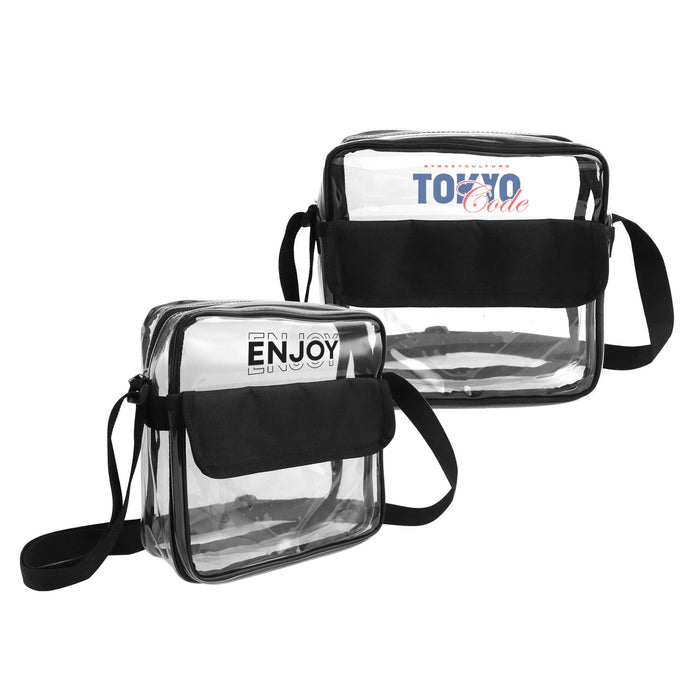 Clear Shoulder Crossbody Bag - Custom Promotional Product