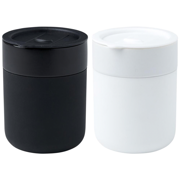 Java 330 ml Ceramic Tumbler w/ Silicone Wrap - Custom Promotional Product