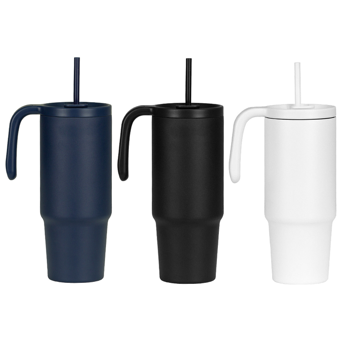 The Tilly Tumbler - Recycled w/ Handle 900ml - Custom Promotional Product
