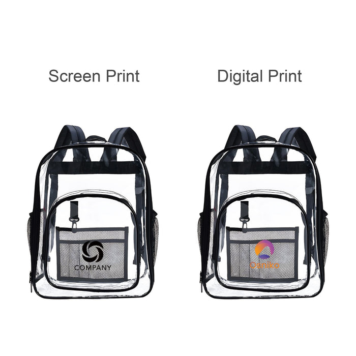 Heavy Duty Transparent Backpack - Custom Promotional Product