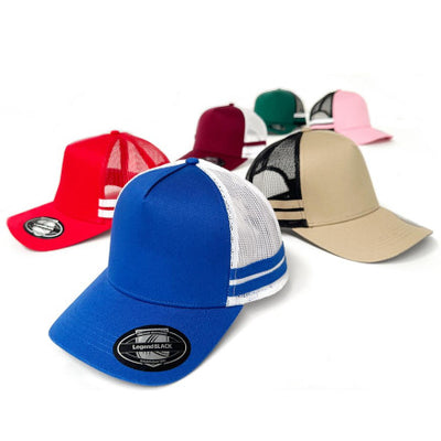 Express Striped Trucker - Custom Promotional Product