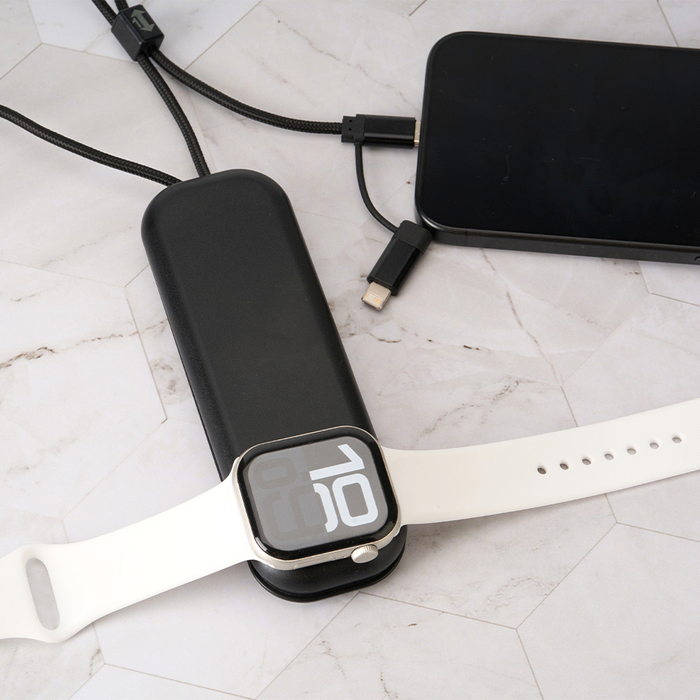 ZenGo Foldable 5in1 Charging Cable w/ Wireless Watch Charger - Custom Promotional Product