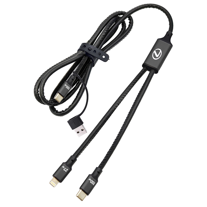 120cm 4 in 1 Fast Charging Data Transfer Cable - Custom Promotional Product