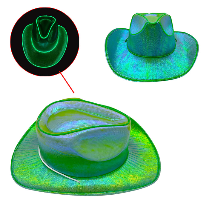Light Up Cowboy Hats - Custom Promotional Product