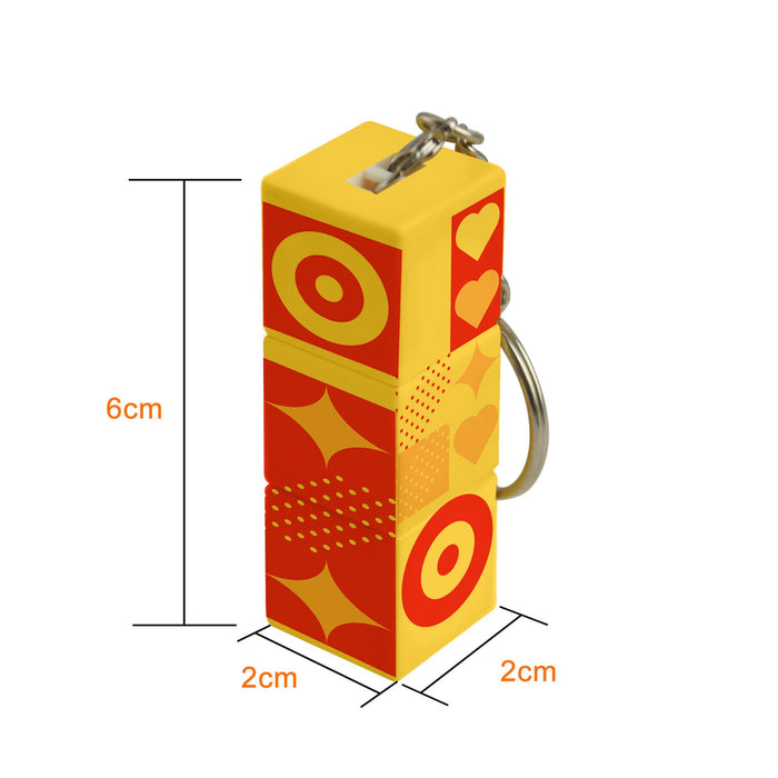 Custom Square Cube with Keyrings - Custom Promotional Product