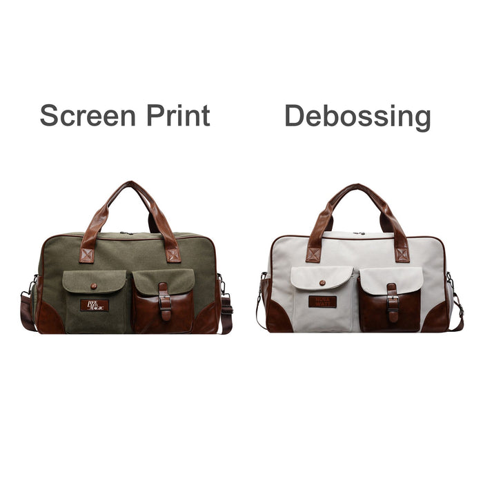 Vintage Canvas Duffle Bag - Custom Promotional Product