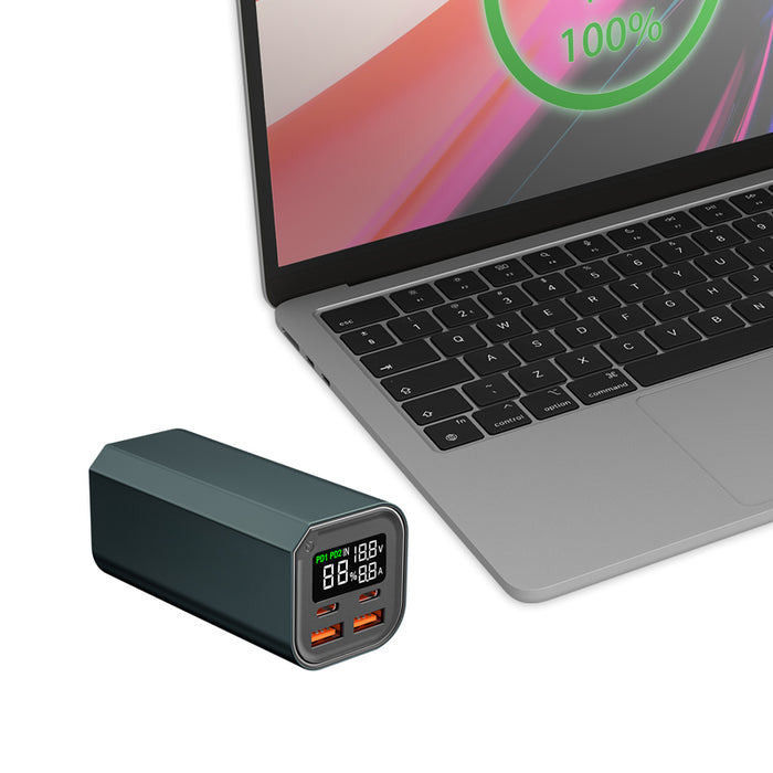 Rocco 100W PD + QC22.5W Laptop Power Bank (18000 mAh) - Custom Promotional Product