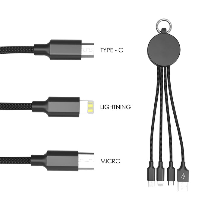 Bottle Opener Charging Cable - Custom Promotional Product