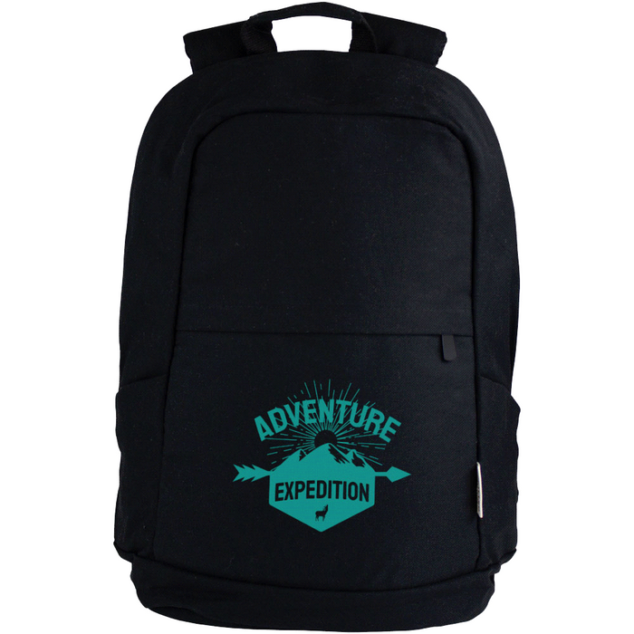 Darani GRS Recycled Canvas Anti-Theft 15" 21L Laptop Backpack - Custom Promotional Product