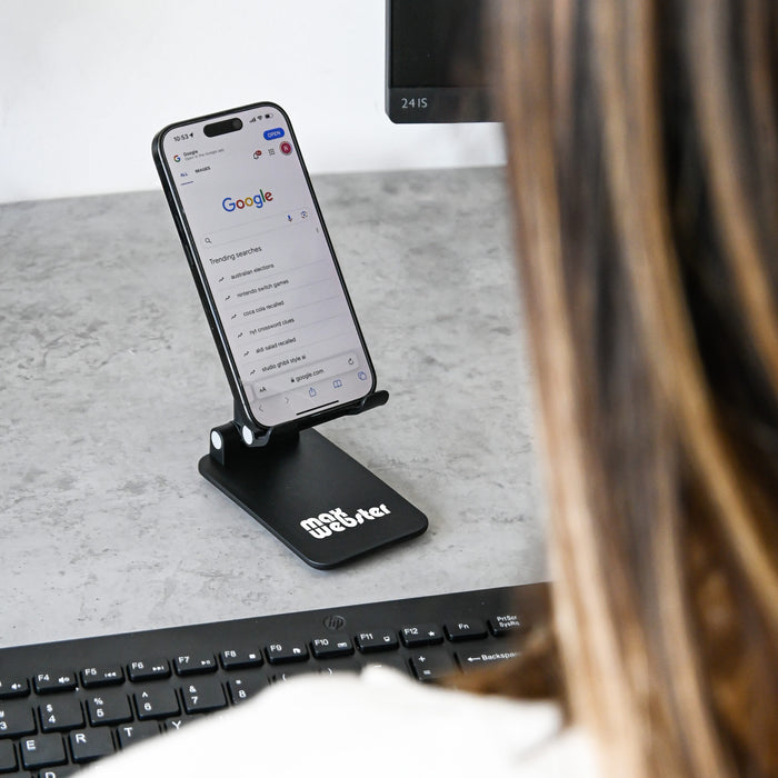 Folding Desktop Mobile Phone Tablet Stand - Custom Promotional Product