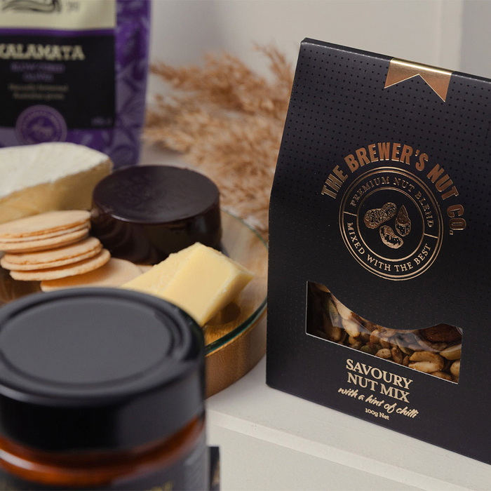 The Prestige Custom Gourmet Nibbles Gift Pack - Custom Promotional Product
