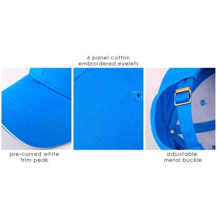 Const 6 Panel Cotton Sandwich Cap - Custom Promotional Product