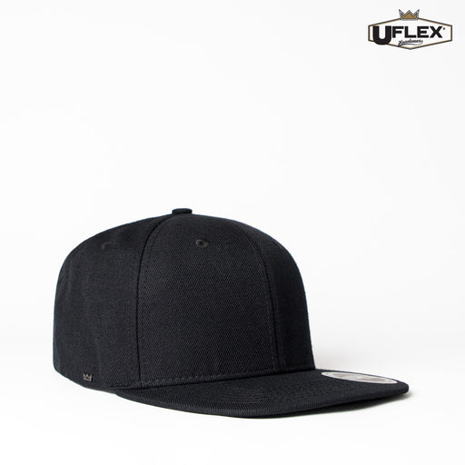 Uflex Adults Flat Peak 6 Panel Fitted - Custom Promotional Product