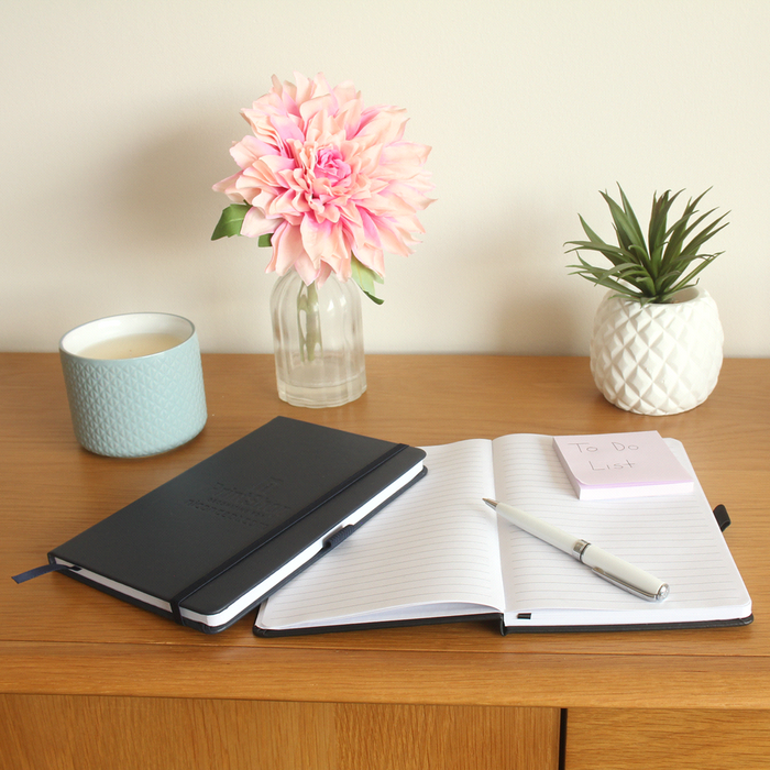 Fsc Mix Pineapple Leather Bound Journal Book - Custom Promotional Product