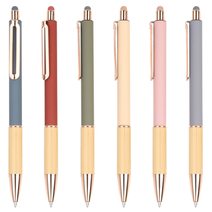 Click Action Bamboo Pen - Custom Promotional Product