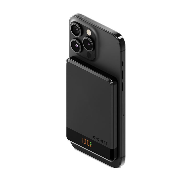 Cygnett MAGSLIM Magnetic Wireless Power Bank – 5K - Custom Promotional Product