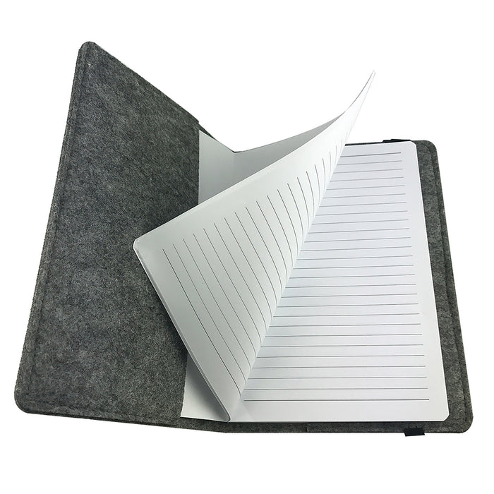 Allison A5 Felt Notebook - Custom Promotional Product