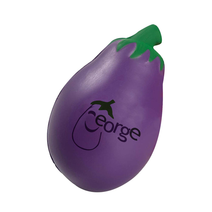 Stress Toy Eggplant - Custom Promotional Product