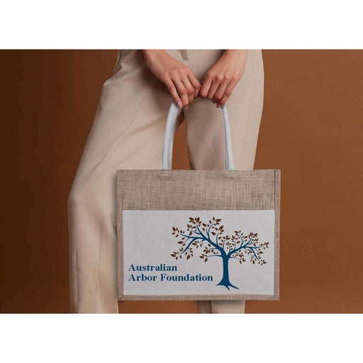 Metro Jute/Canvas Bag - Custom Promotional Product