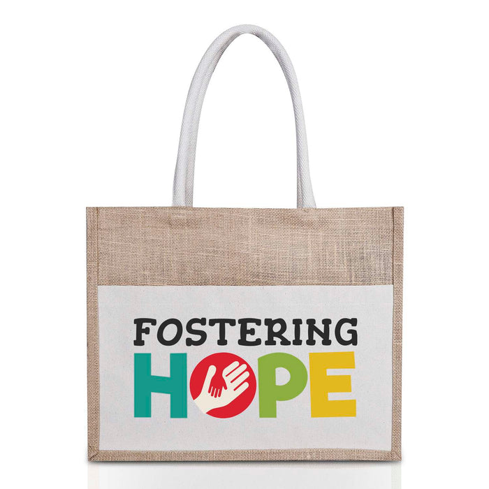 Metro Jute/Canvas Bag - Custom Promotional Product