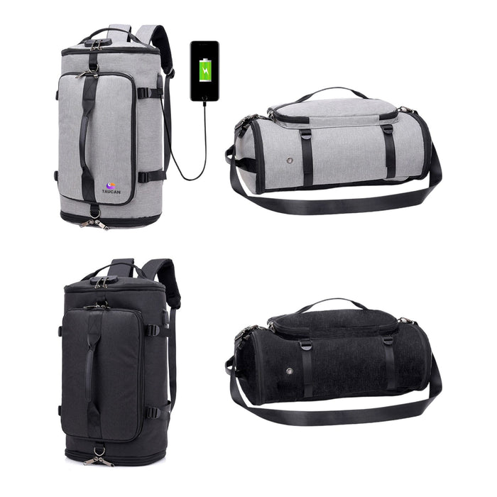Convertible Bucket Backpack Duffel Bag - Custom Promotional Product
