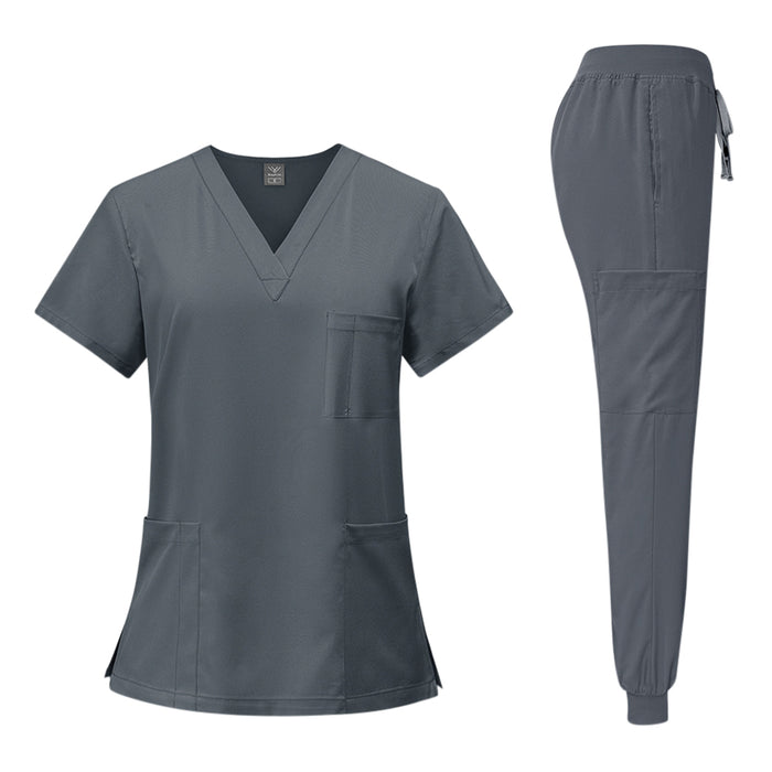 Custom Solid Colour Scrub & Pants Set - Custom Promotional Product