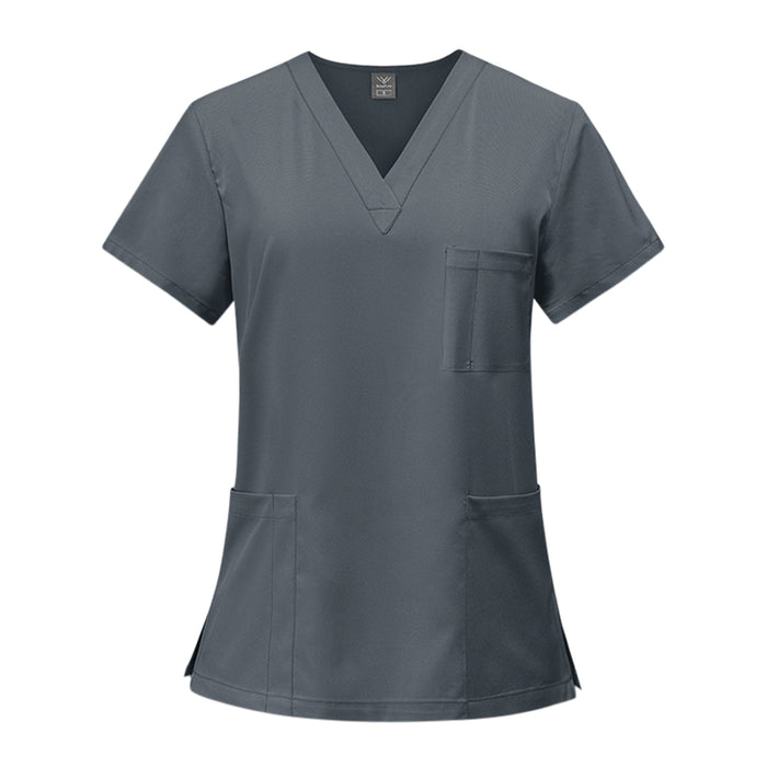 Custom Solid Colour Scrub Top - Custom Promotional Product