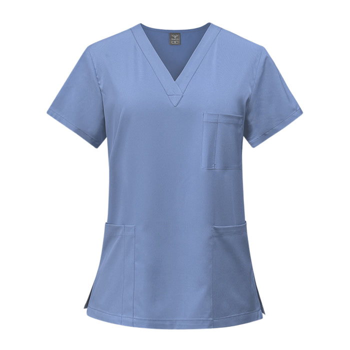 Custom Solid Colour Scrub Top - Custom Promotional Product