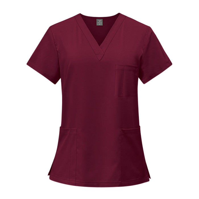 Custom Solid Colour Scrub Top - Custom Promotional Product