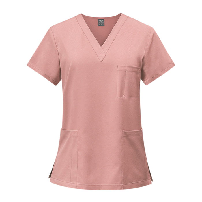 Custom Solid Colour Scrub Top - Custom Promotional Product