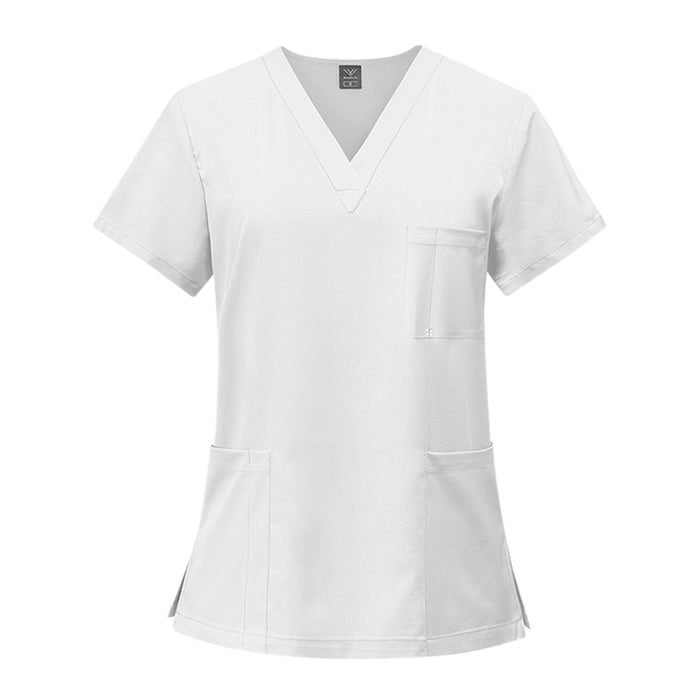 Custom Solid Colour Scrub Top - Custom Promotional Product