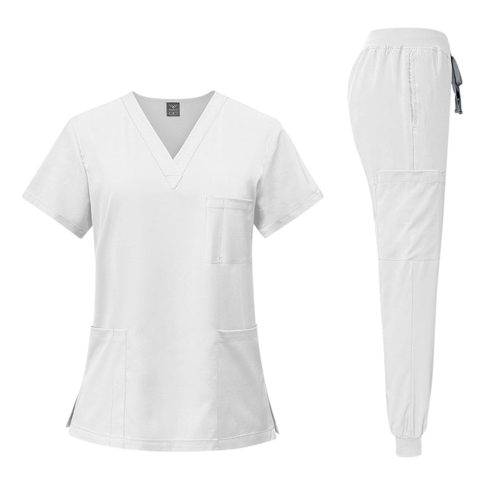 Custom Solid Colour Scrub & Pants Set - Custom Promotional Product