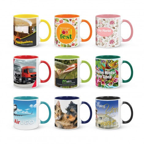 Madrid Coffee Mug - Two Tone - Custom Promotional Product