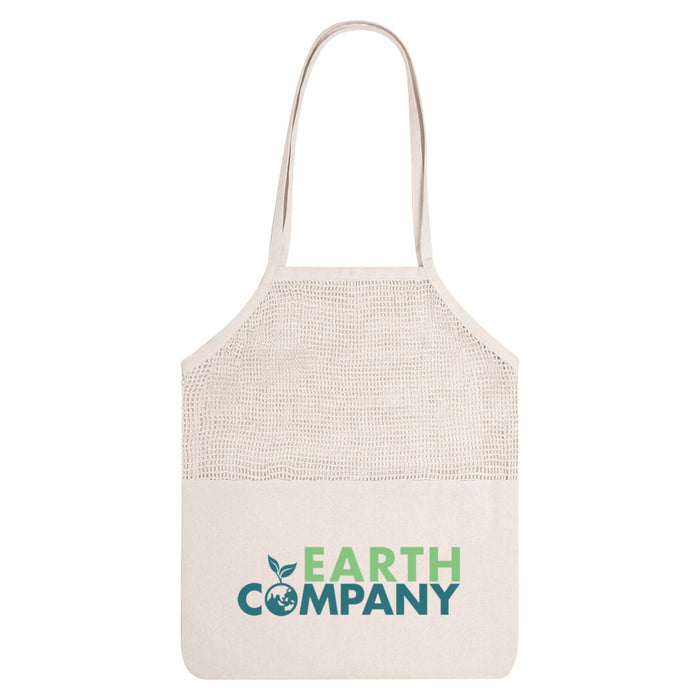 JAMAICA MESH CALICO TOTE BAG